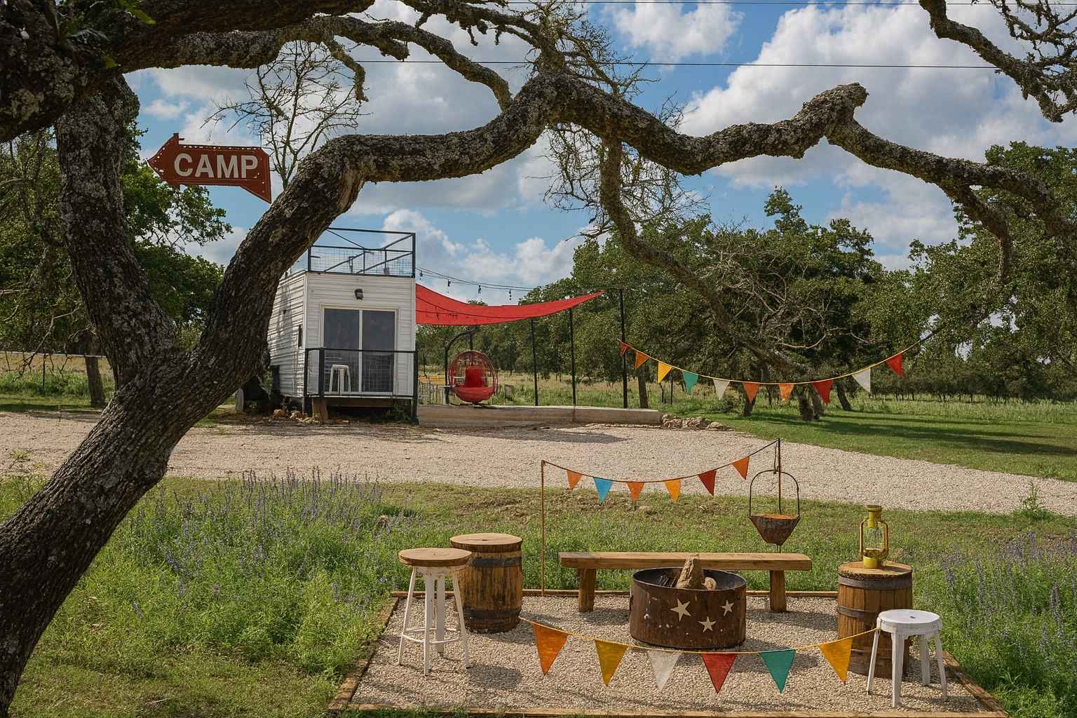 Best Airbnbs to Camp at in Fredericksburg Texas