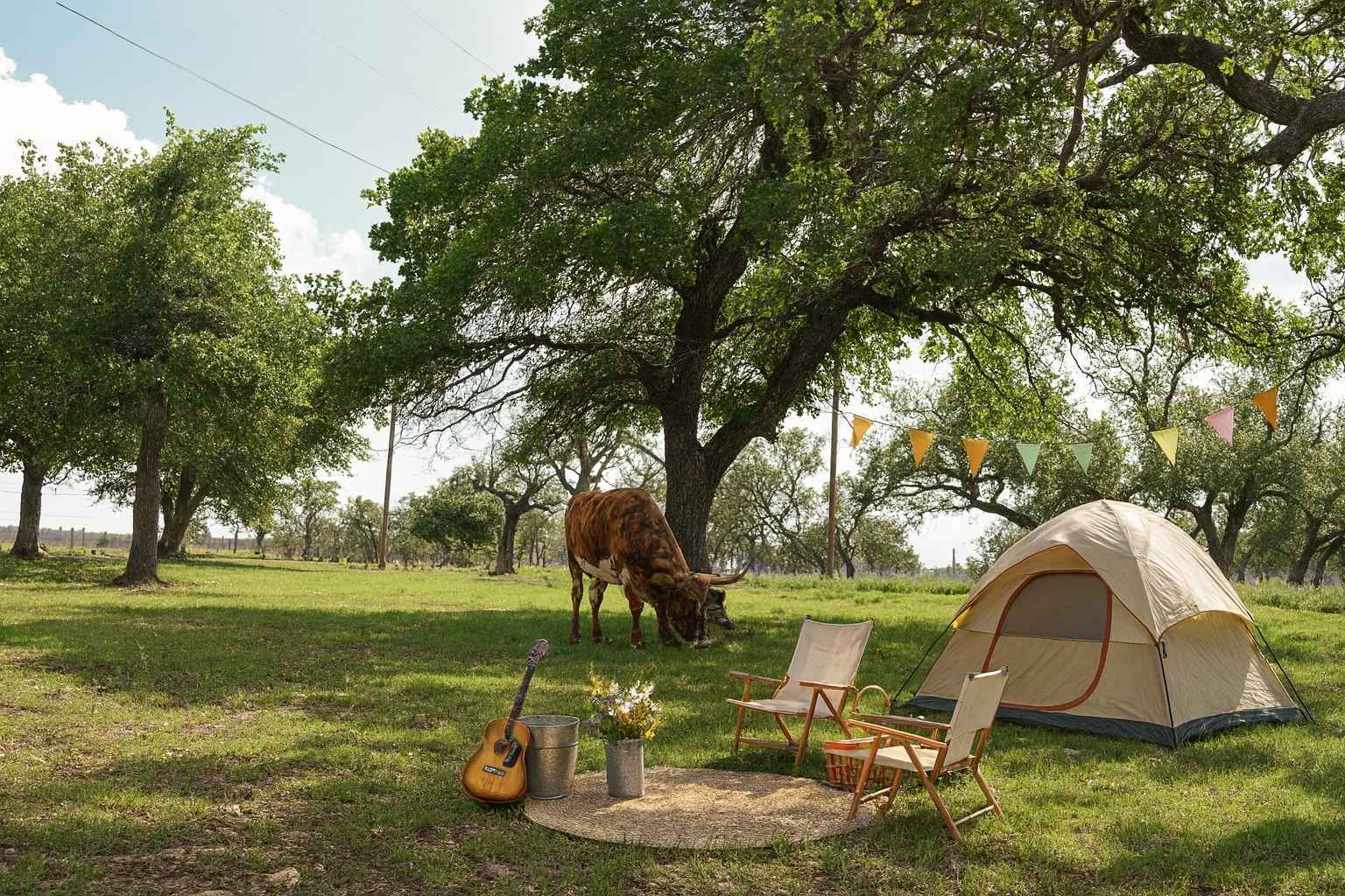Best BNBs to Stay at with a Tent in Fredericksburg Texas