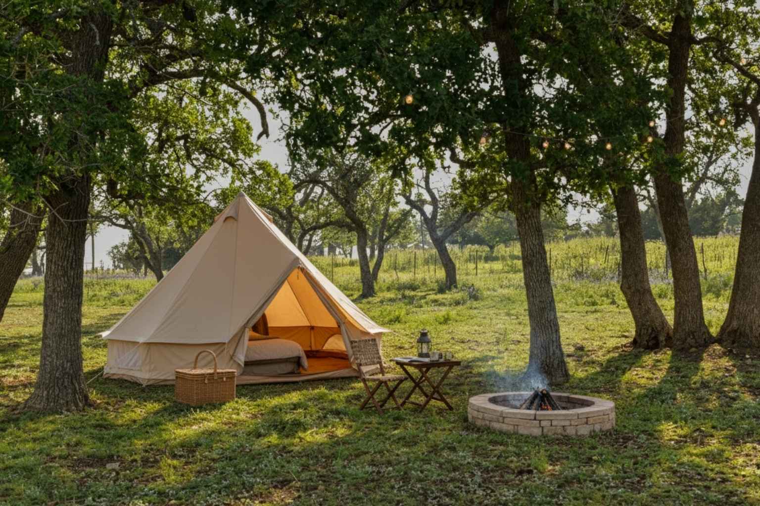 Best Vacation Rentals to Stay at with a Tent in Fredericksburg Texas