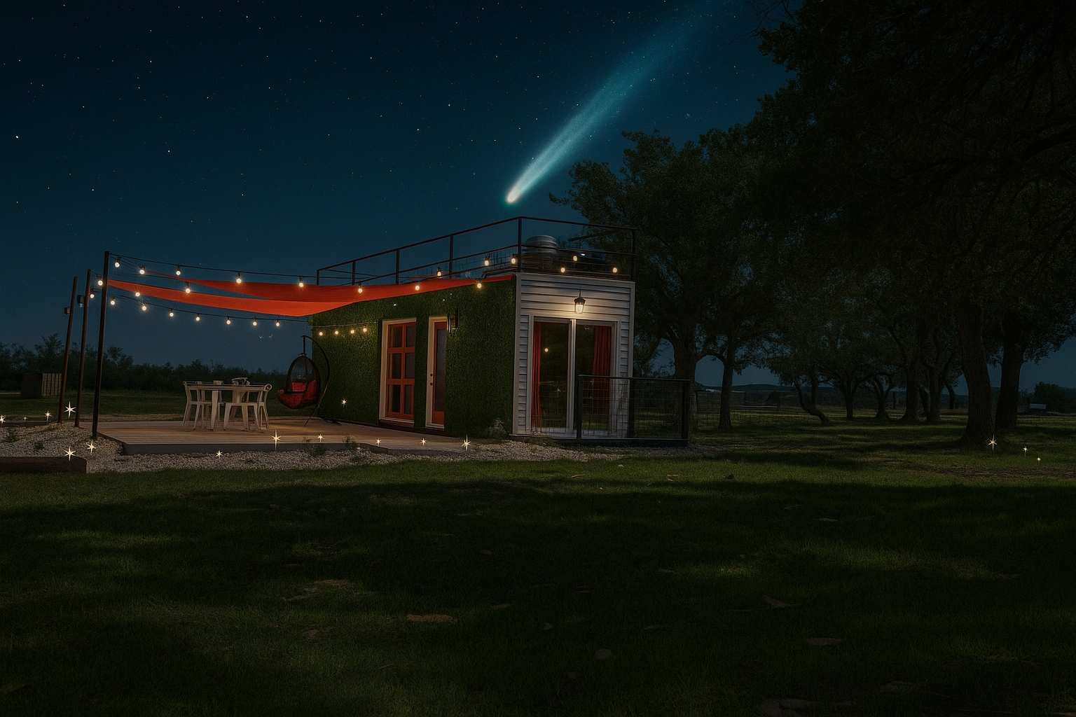 Best Vacation Rentals to Stay at for Comet Viewing in Fredericksburg Texas