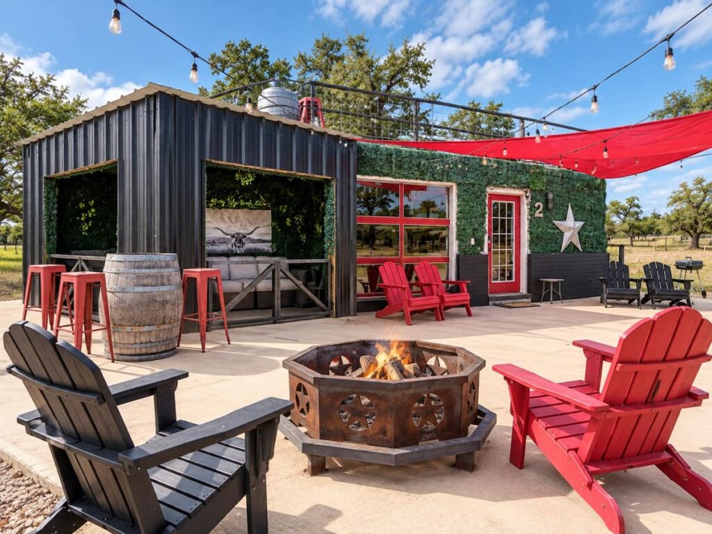Unit 2 Private Patio Fire Pit